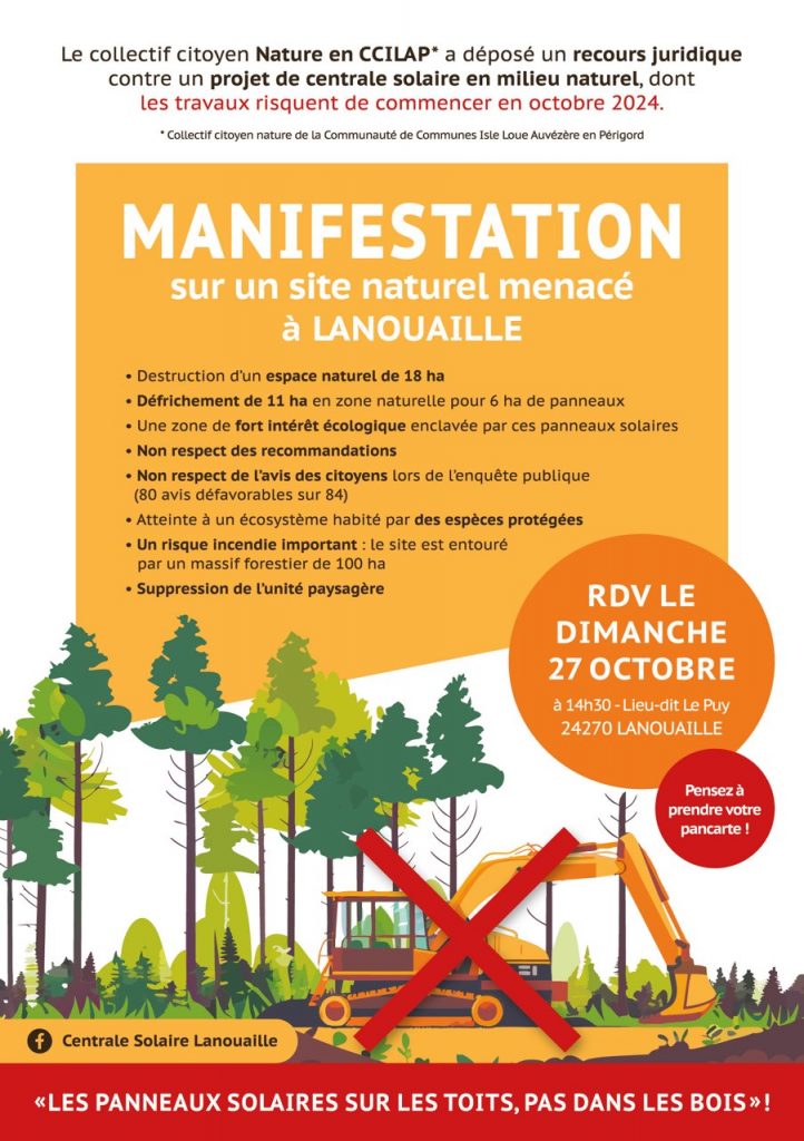 Manifestation Lanouaille